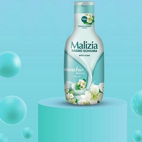 تصویر فوم شست و شو بدن مناسب انواع پوست حاوی گل بهار وایت ماسک مالیزیا مدل Malizia Muschio Bath Foam Malizia Muschio Bath Foam 1000ml