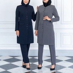 تصویر ست مانتو شلوار اداری خاتون 