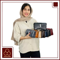 تصویر کیف مجلسی چرم زنانه مدل جورجیا 