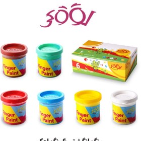 تصویر رنگ انگشتی ۶ رنگ لوکی – کد ۵۵۷۲ 