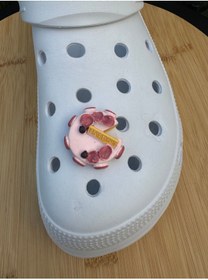 تصویر هدیه مفهومی کراکس اورجینال صورتی Crocs pinkcake 