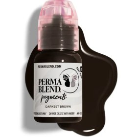 تصویر رنگ پرمابلند 15 میل دارکست | perma blend 15 ml darkest brown 