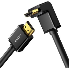تصویر کابل HDMI یوگرین 90 درجه مدل HD103-10172 ا Ugreen HDMI Male To Male Right Angle 90 Degree Cable HD103-10172 Ugreen HDMI Male To Male Right Angle 90 Degree Cable HD103-10172