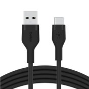 تصویر کابل تبدیل USB به USB-C بلکین مدل CAB008bt3MBK طول 3 متر 