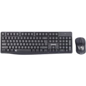 تصویر کیبورد و ماوس بی سیم بیاند مدل BMK-5110RF، سوییچ ممبران، Full-Size Beyond BMK-5110RF Wireless Keyboard With Mouse, Membrane Switch, Full-Size