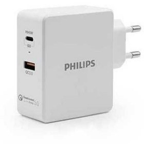 تصویر شارژر دیواری USB فیلیپس ULTRA FAST مدل DLP2509 PHILIPS ULTRA FAST DLP2509 USB WALL charger