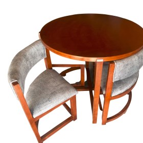 تصویر میز و صندلی ناهارخوری ۴ نفره گالری چوب آشنایی مدل Ro-P-005 