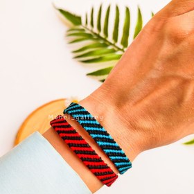 تصویر دستبند اریب ۲رنگ 