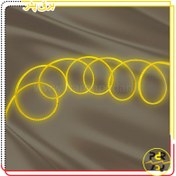 تصویر ریسه شلنگی وایرلس 120 لامپ رنگ انبه ای 