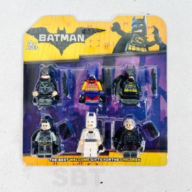 تصویر اکشن فیگور بتمن مجموعه ۶ عددی 