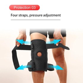 تصویر زانوبند ورزشی مایلیکا مدل آتل فلزی Knee support mailika