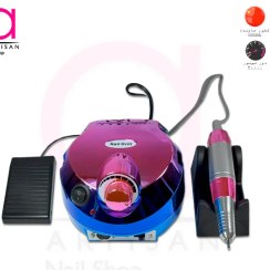 تصویر دستگاه سوهان برقی ناخن نیل دریل کرومی طرح اسکورت 