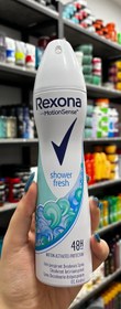 تصویر اسپری زنانه رکسونا شاور فرش 48 ساعته حجم 200 میل Rexona shower fresh 48h for women Spray 200ml