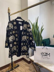 تصویر مانتو مجلسی سوزندوزی کد 502 