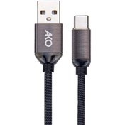 تصویر کابل تبدیل USB به Type-C آکو مدل AC-63 – طول ۲ متر، فست شارژ ۲.۴ آمپر AKO AC-63 USB to Type-C Fast Charging Cable 2M – 2.4A, Long and Durable