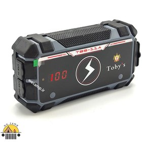 تصویر جامپ استارتر خودرو و پاوربانک توبیز jump starter TOBY’S مدل TBS-11A 