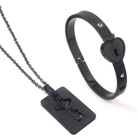 تصویر نیم ست قفل و کلید عشق 