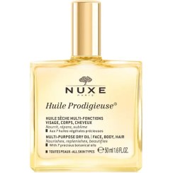 تصویر روغن نرم کننده پوست و مو نوکس پردی ژیوز NUXE Huile Prodigieuse NUXE Huile Prodigieuse Multi-Purpose Dry Oil - Nourishing Face, Body & Hair Care