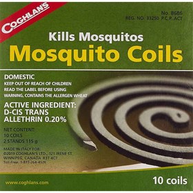 تصویر مشخصات، قیمت و خرید دفع‌کننده پشه مدل Coghlan - Mosquito Coil - 8686 