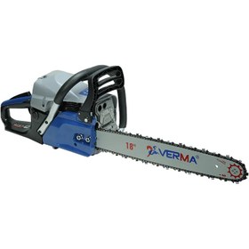 تصویر اره موتوری ورما 45 سانت 58 سی سی مدل VM6158-18inch VM6158-18inch Verma Chainsaw