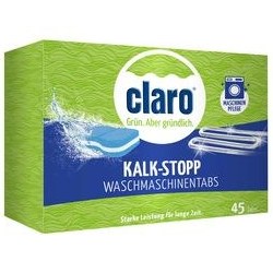 تصویر قرص جرم گیر ماشین لباسشویی کلارو مدل Kalk-Stopp بسته 45 عددی 