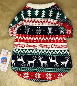 تصویر لباس کریسمس سگ و گربه 