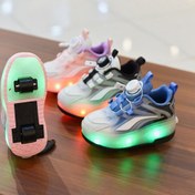 تصویر کفش اسکیتی چراغدار وارداتی کد : 21 