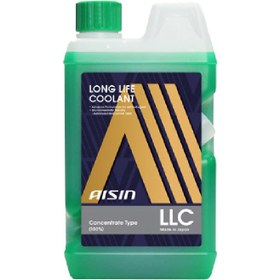 تصویر ضدیخ آیسین ژاپن مدل Aisin LLC Green سبز رنگ یک لیتری 