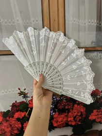 تصویر بادبزن عروس کد ۳۲۸ 