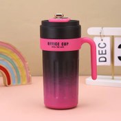 تصویر تراول ماگ دسته دار مدل Office دماسنج دار Luxury Office Cup coffee travel Mug