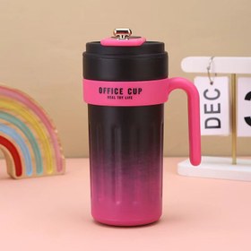 تصویر تراول ماگ دسته دار مدل Office دماسنج دار Luxury Office Cup coffee travel Mug