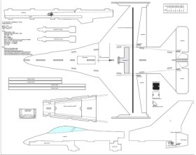 تصویر نقشه ساخت ماکت هواپیما F16 