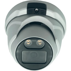 تصویر دوربین مداربسته دام 2 مگاپیکسل دید در شب رنگی AHD مدل D-3200-F CCTV AHD Dome 2mp WarmLight Starlight D-3200-F