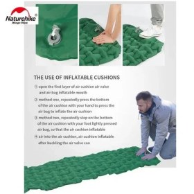 تصویر فوم کیسه خواب بادی nature hike 
