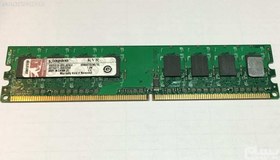 تصویر رم دسکتاپ DDR2 تک کاناله 667 مگاهرتز CL5 کینگستون مدل KVR667D2N5 ظرفیت 1 گیگابایت ا Kingston KVR667 DDR2 1GB Kingston KVR667 DDR2 1GB