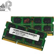 تصویر رم 4 گیگابایت ddr3 لپ تاپ باس 12800/1600mhz برند میکرون 