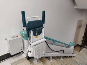 تصویر پله پیما بالابر پله رو مستقیم 