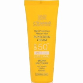 تصویر کرم ضد آفتاب سینره پوست چرب بی رنگ  SPF50 Cinere Matte Finish Sunscreen Cream SPF50  for Oily Skin