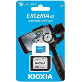 تصویر کارت حافظه میکرو کیوکسیا مدل EXCERIA G2 V30 U3 A1 100MB/s ظرفیت 32 گیگابایت 