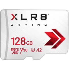 تصویر کارت حافظه MicroSDXC پی ان وای مدل XLR8 Gaming کلاس 10 V30 ظرفیت 128 گیگابایت PNY XLR8 Gaming MicroSDXC V30 Flash Card - 128GB