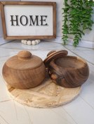 تصویر قندان چوبی 