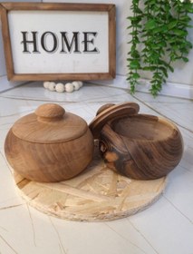 تصویر قندان چوبی 