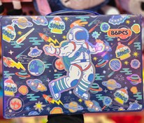 تصویر ست لوازم تحریر چند تکه - ست ۸۶ تکه طرح فضانورد 