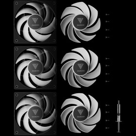 تصویر فن کیس گیمدیاس مدل NOTUS M1-1203 ARGB 