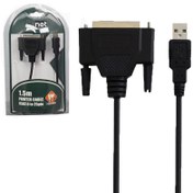 تصویر کابل پرینتر پارالل کی نت K-C26 طول 1.5 متر Knet K-C26 USB To 25Pin 1.5m Printer Cable