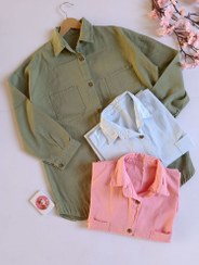 تصویر شومیز مانتویی کتان الهه 