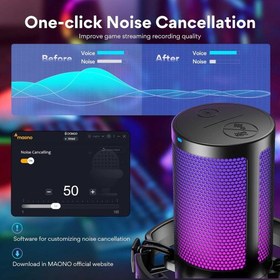 تصویر میکروفون استودیویی ماونو مدل DGM20 RGB 