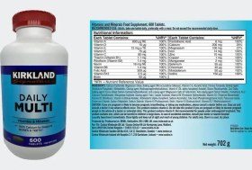 تصویر مولتی‌ویتامین روزانه کرکلند سیگنچر مولتی‌ویتامین روزانه کرکلند سیگنچر
