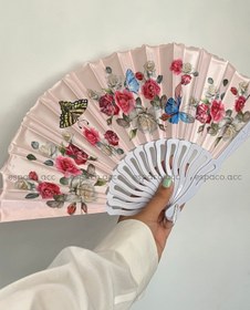 تصویر بادبزن طرح دار کد A427 