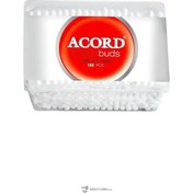 تصویر گوش پاک کن آکورد ACORD مدل COTTON BUDS بسته 180 عددی 